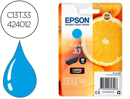 Cartouche d'encre original epson t3342 cyan — Non classé