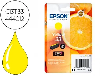 Cartouche d'encre original epson t3344 jaune — Non classé