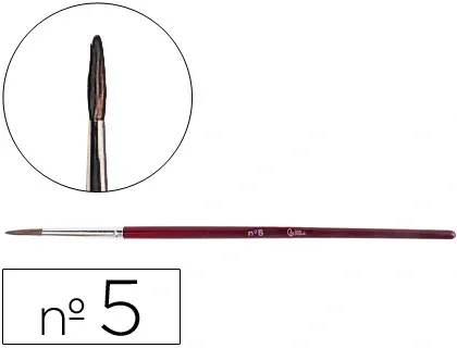 Pinceau liderpapel bois virole chromée aquarelle nº5 — Non classé