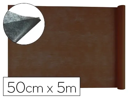 Tissu non tissé liderpapel costumes accessoires chemin de table rouleau 5x0.5m coloris marron — Non classé