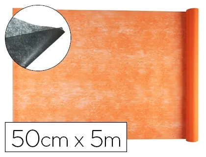 Tissu non tissé liderpapel costumes accessoires chemin de table rouleau 0.42x5m coloris orange — Non classé