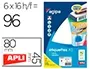 agipa Etiquette universelle, 80 x 45 mm, blanc — Fournitures — vue 2