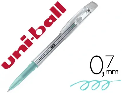 Roller uniball tsi encre gel effaçable pointe moyenne tracé 0.7mm coloris vert — Non classé