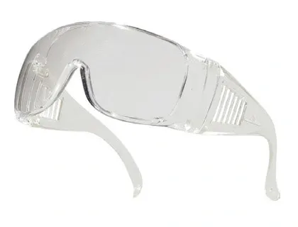 Lunettes visiteur deltaplus piton polycarbonate monobloc uv400 incolore — Non classé