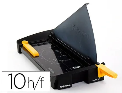Cisaille fellowes stellar a4 capacité coupe 20f presse manuelle protection safecut coupe rabattable 127x374x603mm — Non…