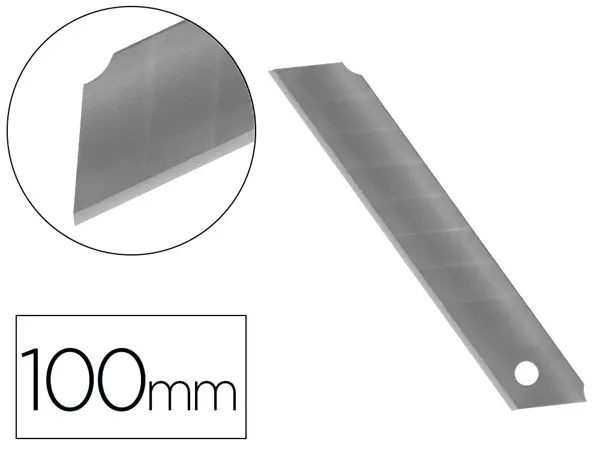 Lame 18mm de rechange q-connect pour cutters kf10632/kf10635/kf10937/kf10634 blister 12 unites — Non classé