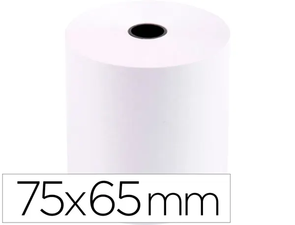 Bobine thermique q-connect 75 mm largeur x 65 mm diametre — Non classé