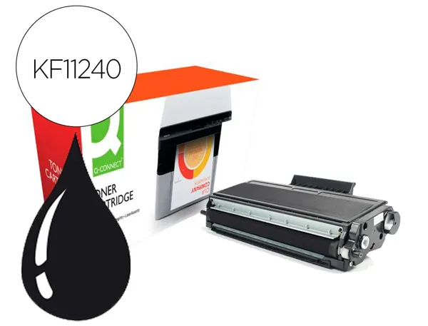 Toner laser compatible q-connect brother tn3480 8000 p noir — Non classé
