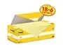 Post-it Bloc-notes adhésif, 76 x 76 mm, jaune, 18+6 gratuits — Fournitures — vue 2
