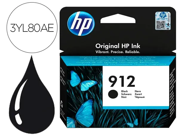 Cartouche d'encre original hp 912 300 p noir — Non classé