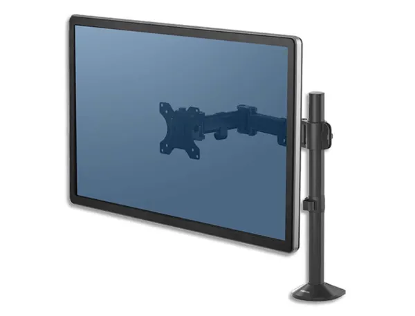 Bras porte ecran fellowes simple reflex pivote 180 degres jusqua 10kg 533x111x609mm — Non classé