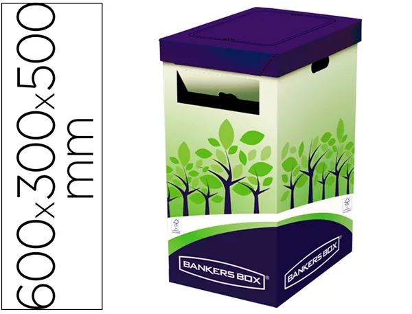 Collecteur fellowes bankers box vertical carton 600x300x500mm multicolor — Non classé