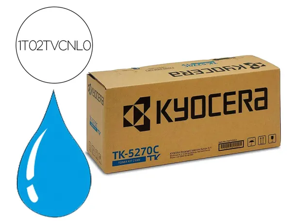 Toner laser original kyocera tk-5270c cyan — Non classé