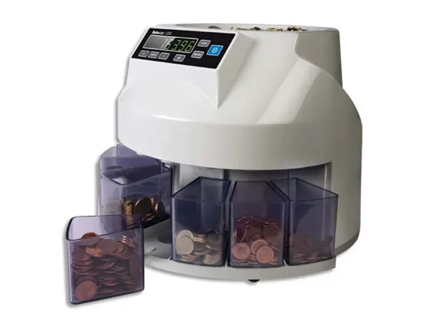 Compteuse et trieuse pieces safescan s1250 vitesse comptag300 pieces/min 8 bacs de recuperations ecran digital — Non…
