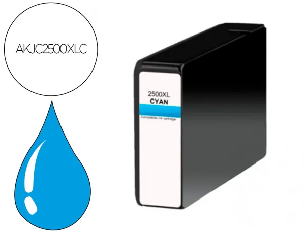 Cartouche d'encre compatible canon pgi-2500 cyan — Non classé