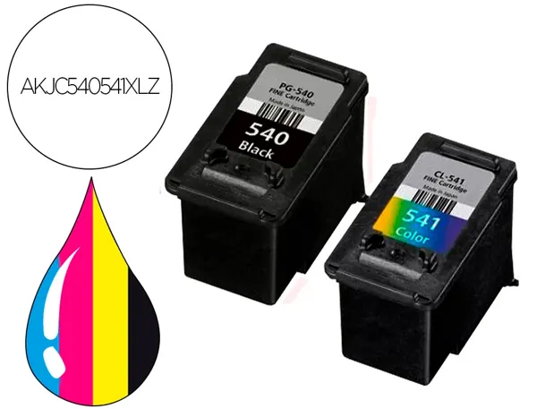 Cartouche d'encre compatible canon pg-540/cl-541 180 p pack de 2 — Non classé