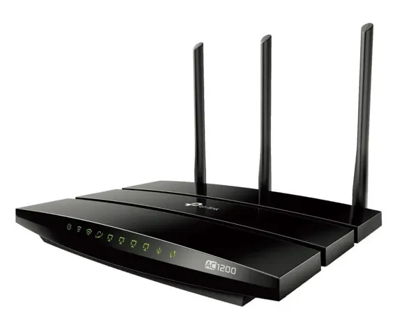 Routeur tp-link ac1200 bi-bande wifi 2,4 et 5 ghz sans fil modele adsl commutateurs 4 ports integres — Non classé