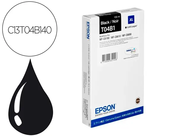 Cartouche d'encre original epson t04b1 noir — Non classé