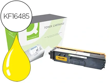 Toner laser compatible q-connect brother tn328y 6000 p jaune — Non classé