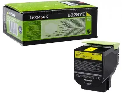 Toner laser original lexmark 80c2sye 2000 p jaune — Non classé