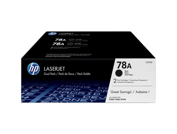 Toner laser original hp ce278ad pack de 2 — Non classé