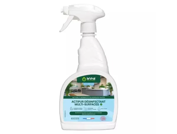Detergent desinfectant enzymatique actipur multi surfaces ecocert parfum frais pulverisateur 750ml — Non classé