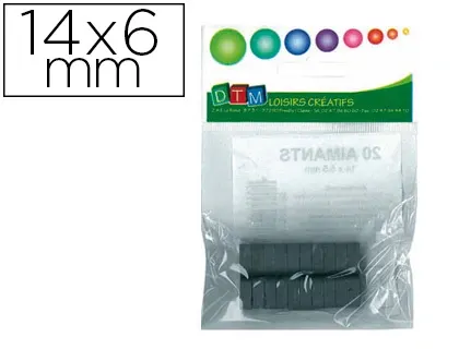 Aimant rond dtm 14x6mm sachet 20 unités — Non classé