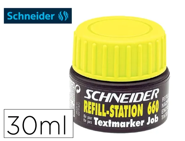 Recharge schneider maxx 660 surligneur job automatique 30ml coloris jaune — Non classé