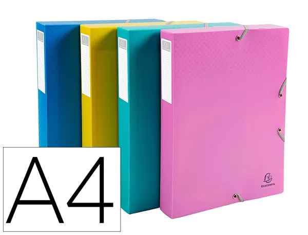 Boite de classement exacompta forever young a4 polypropylene dos 40mm — Non classé