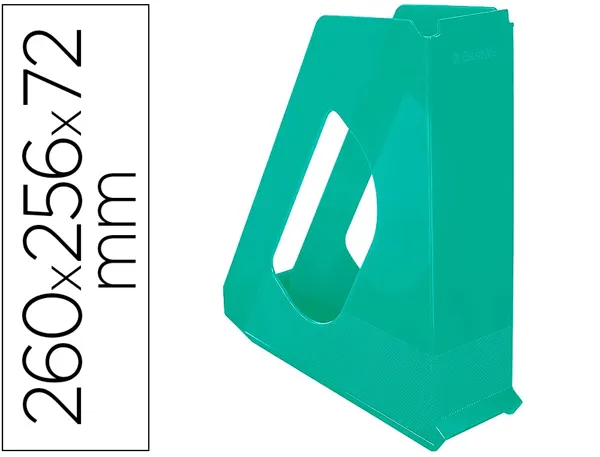Porte-revues esselte colour'breeze a4 translucide couleur vert — Non classé