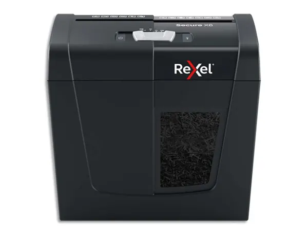 Destructeur de documents rexel secure x6 coupe croisee 6f corbeille de 10l — Non classé