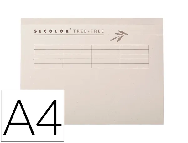 Chemise tarifold secolor tree free neutre a4 avec onglet sachet de 10 — Non classé