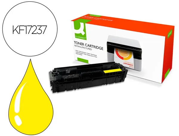 Toner laser compatible q-connect hp cf542x/203x 2500 p cyan/jaune — Non classé