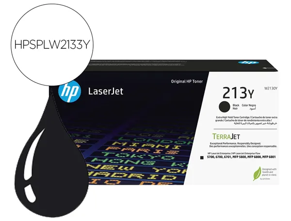 Toner laser original hp w2133y 12000 p jaune — Non classé