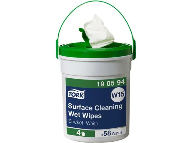 Lingette tork w15 humide nettoyage surface texture resistante 1 seau 58 lingettes — Non classé