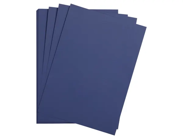 Feuille papier clairefontaine maya 270g 500x700mm coloris bleu nuit paquet 25 unites — Non classé