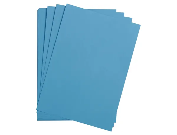 Feuille papier clairefontaine maya 270g 500x700mm coloris bleu paquet 25 unites — Non classé