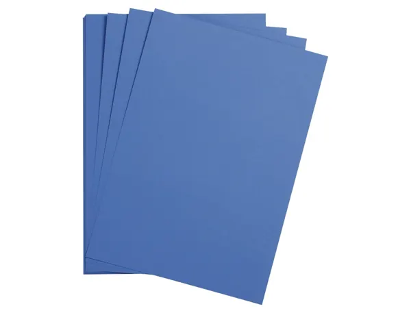 Feuille papier clairefontaine maya 270g 500x700mm coloris bleu roi paquet 25 unites — Non classé