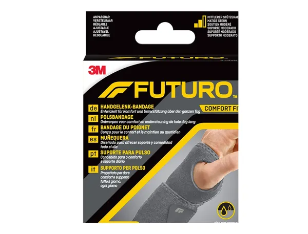 Bandage poignet futuro comfort fit reglable coloris gris — Non classé