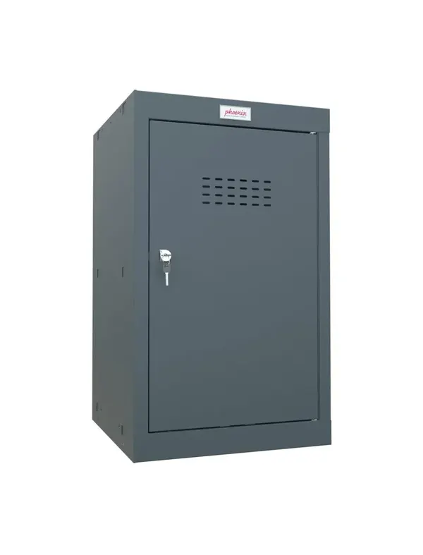 Casier cube phoenix taille 3 serrure a cle coloris gris fonce — Non classé