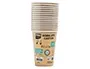 PROnappe Gobelet en carton, 0,2 l, kraft — Partys,fêtes & évènements — vue 2