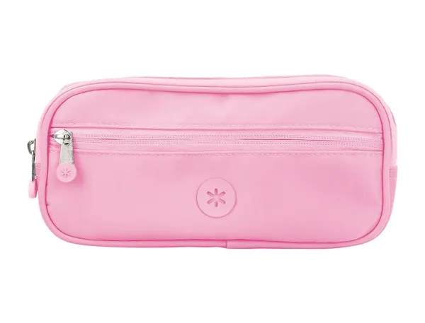 Fourre-tout antartik rectangulaire 2 compartiments modele fusion flex 100x60x220mm coloris rose — Non classé