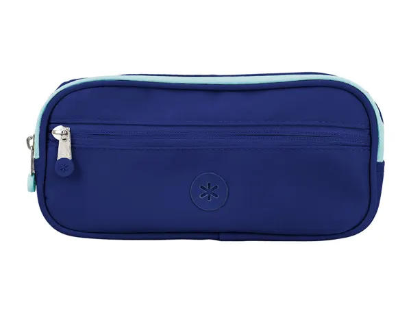 Fourre-tout antartik rectangulaire 2 compartiments modele fusion flex 100x60x220mm coloris bleu — Non classé