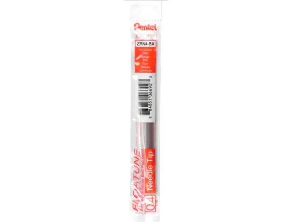 Recharge pentel roller floatune retractable encre rouge — Non classé