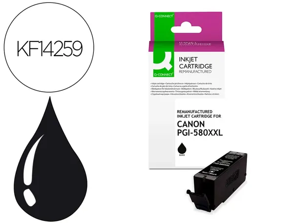 Cartouche d'encre compatible q-connect canon pgi-580xxl 700 p noir — Non classé