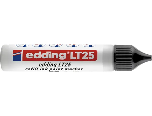 Recharge edding lt 25 encre marqueur peinture ecoline 25ml coloris blanc — Non classé