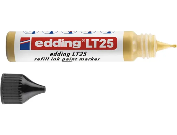 Recharge edding lt 25 encre marqueur peinture ecoline 25ml coloris or — Non classé