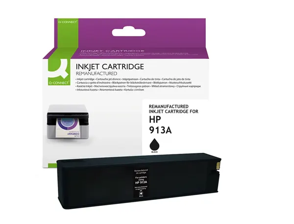 Cartouche d'encre compatible q-connect hp 913a 3800 p noir — Non classé