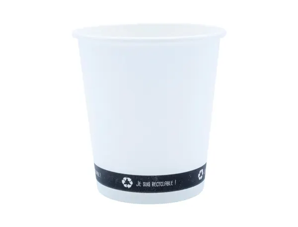 Gobelet carton contenance 6oz 18cl coloris blanc lot 50 unites — Non classé