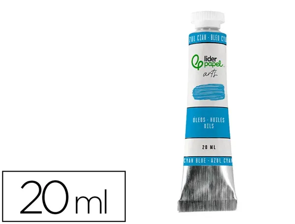 Peinture a l huile liderpapel tube en aluminium de 20 ml coloris bleu cyan — Non classé